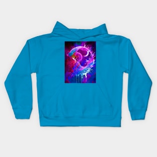 Abstract Moons Kids Hoodie